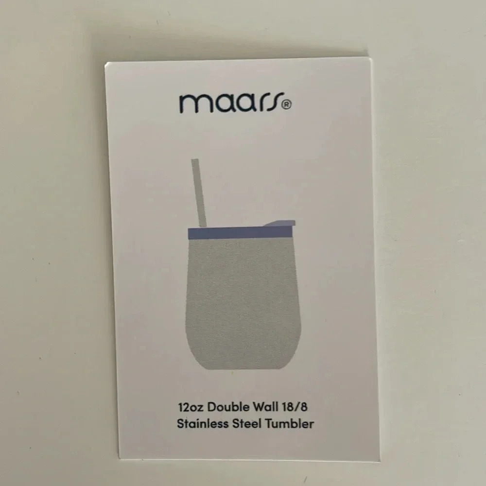 Maars 12 oz  Double Wall SS Tumblers (2) - Picture 5 of 6